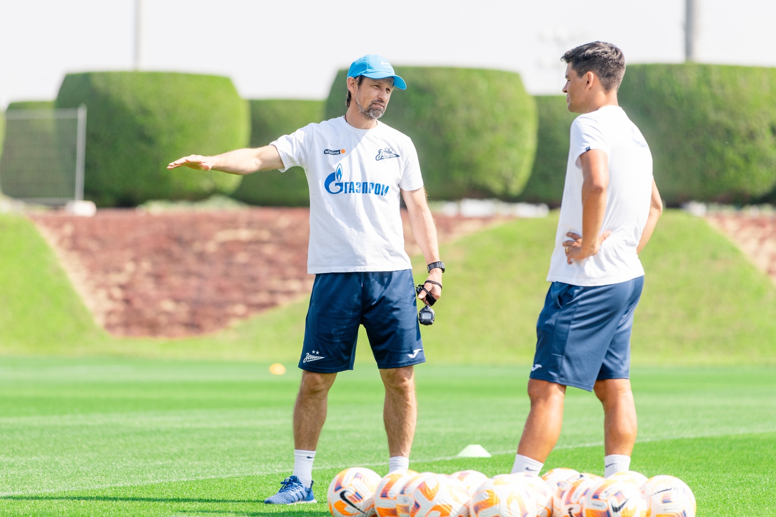 Зимние «Газпром» — тренировочные сборы в Катаре. 10 февраля, утренняя тренировка