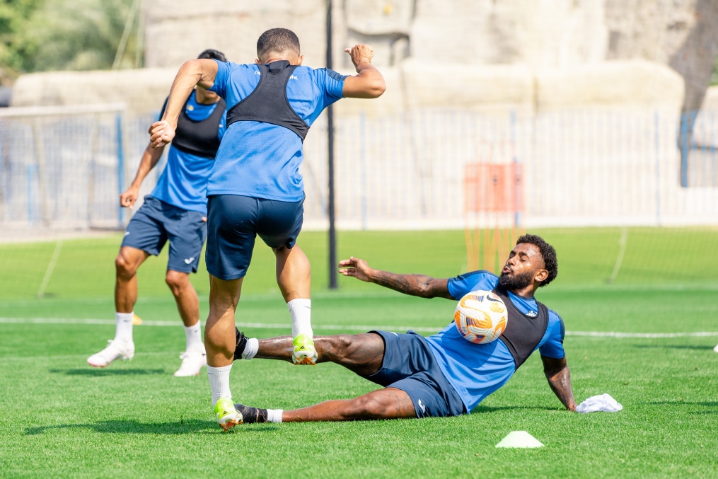 Зимние «Газпром» — тренировочные сборы в Катаре. 10 февраля, утренняя тренировка