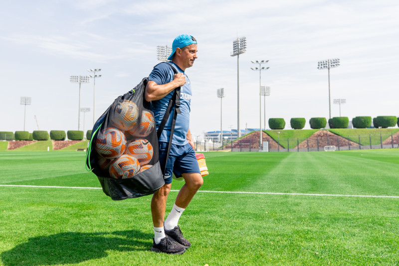 Зимние «Газпром» — тренировочные сборы в Катаре. 10 февраля, утренняя тренировка
