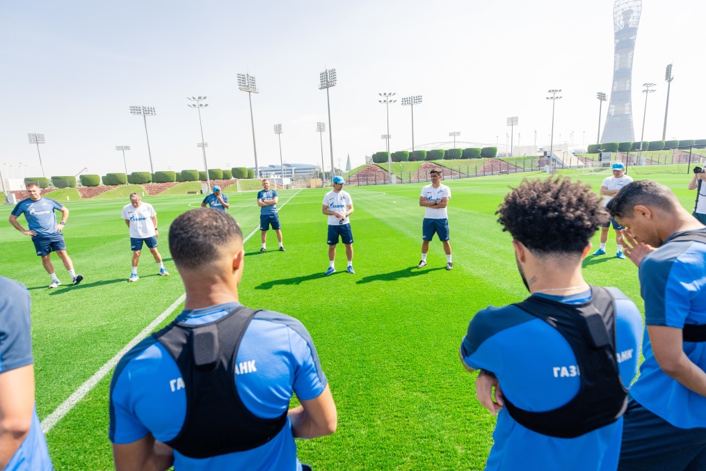 Зимние «Газпром» — тренировочные сборы в Катаре. 10 февраля, утренняя тренировка