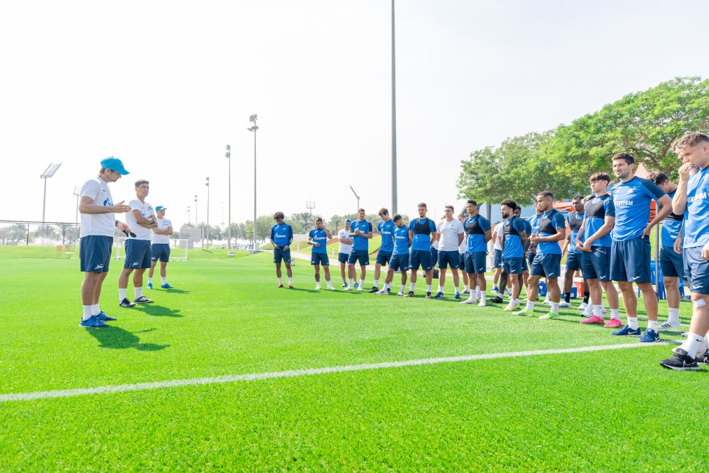Зимние «Газпром» — тренировочные сборы в Катаре. 10 февраля, утренняя тренировка