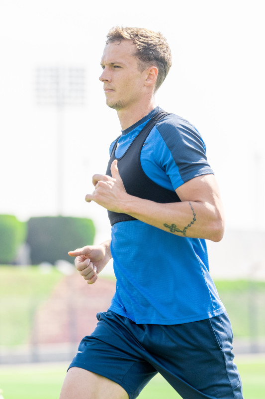 Зимние «Газпром» — тренировочные сборы в Катаре. 10 февраля, утренняя тренировка