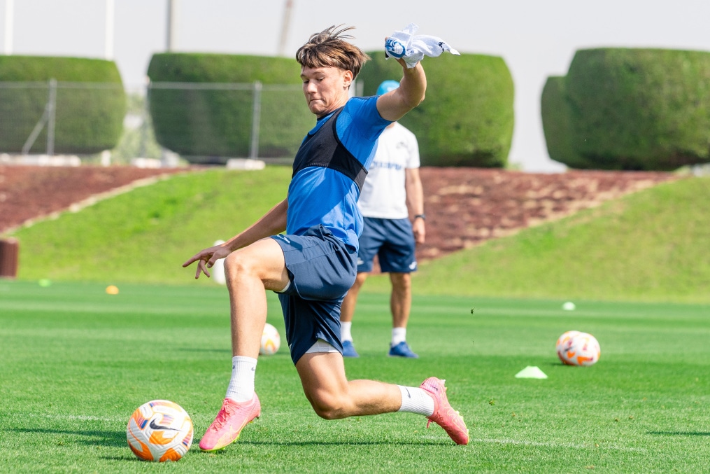 Зимние «Газпром» — тренировочные сборы в Катаре. 10 февраля, утренняя тренировка