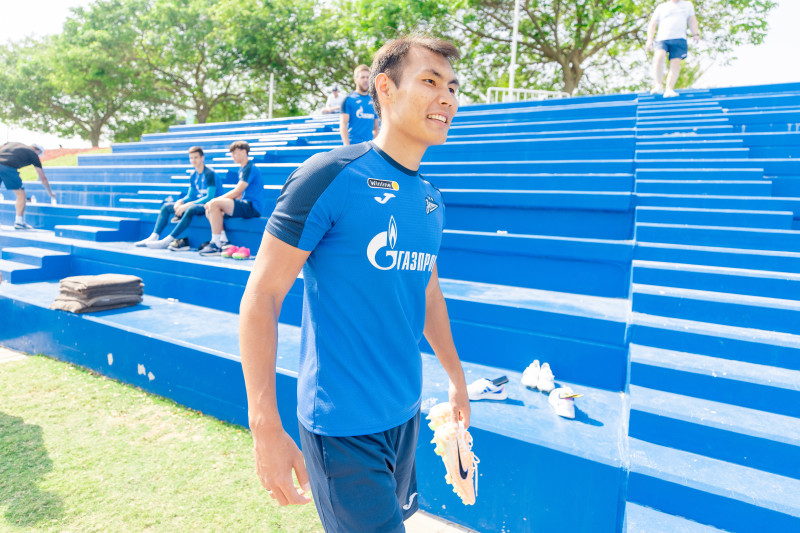 Зимние «Газпром» — тренировочные сборы в Катаре. 10 февраля, утренняя тренировка