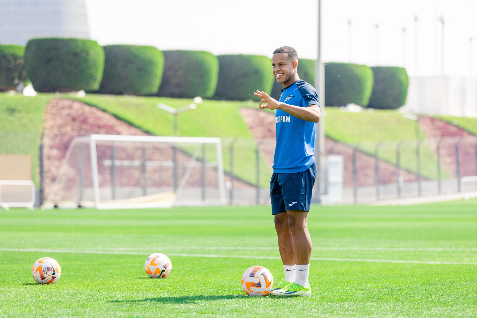 Зимние «Газпром» — тренировочные сборы в Катаре. 10 февраля, утренняя тренировка