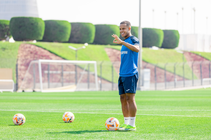 Зимние «Газпром» — тренировочные сборы в Катаре. 10 февраля, утренняя тренировка