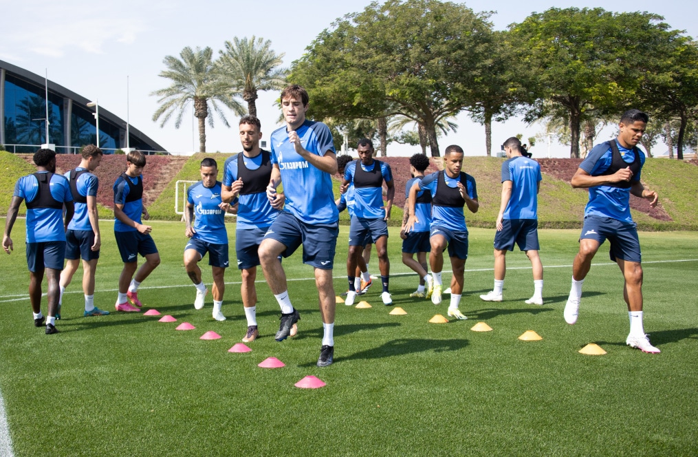 Зимние «Газпром» — тренировочные сборы в Катаре. 10 февраля, утренняя тренировка.
