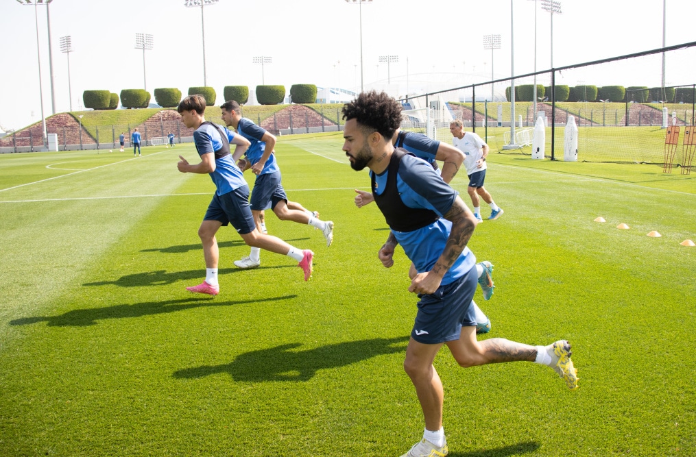 Зимние «Газпром» — тренировочные сборы в Катаре. 10 февраля, утренняя тренировка.