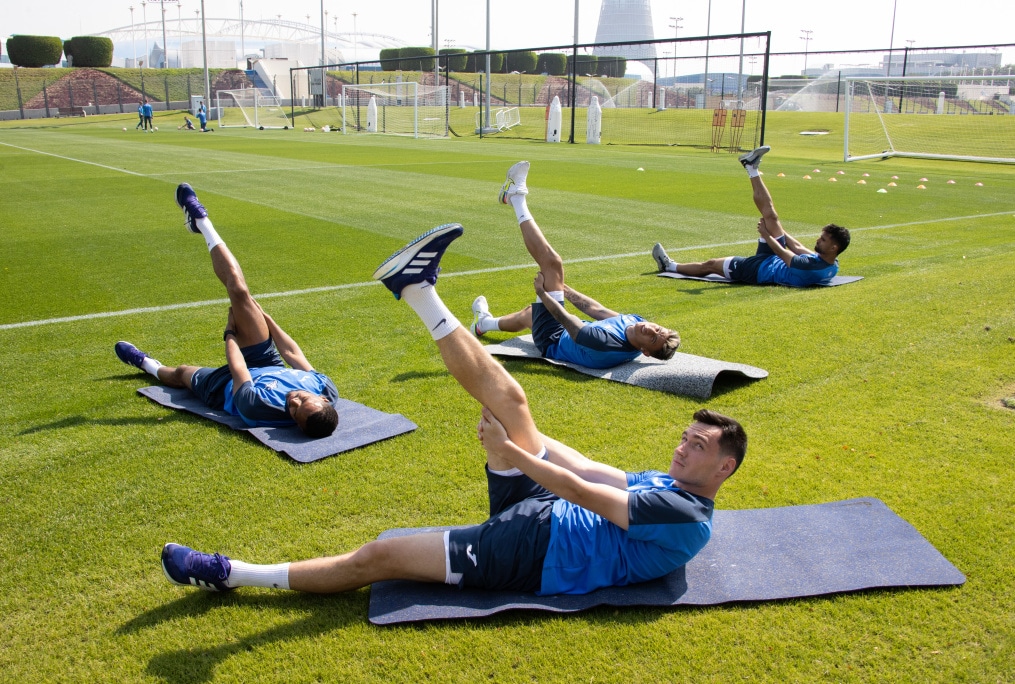 Зимние «Газпром» — тренировочные сборы в Катаре. 10 февраля, утренняя тренировка.