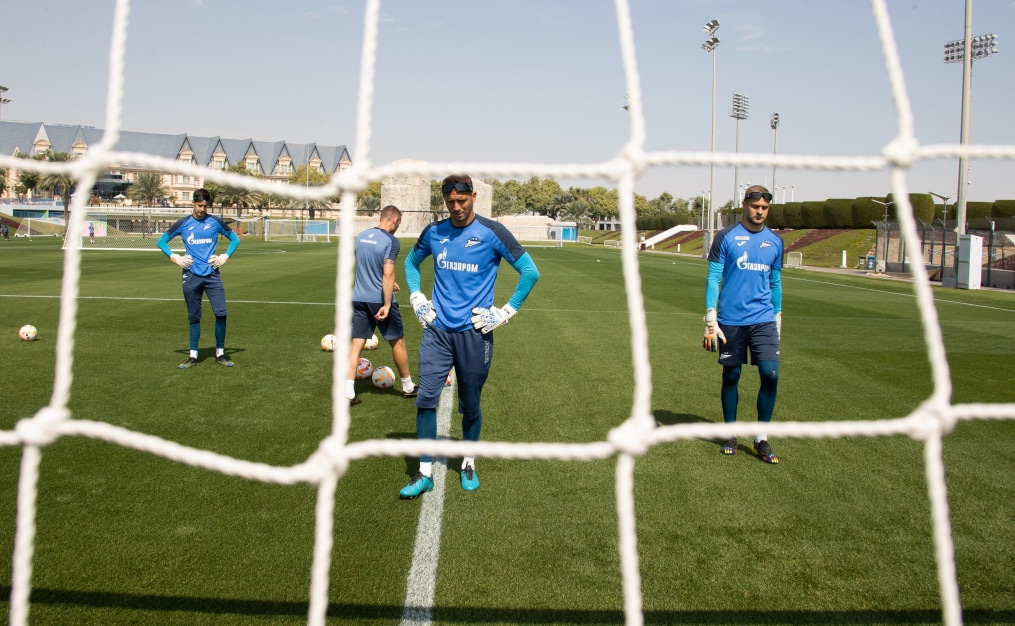 Зимние «Газпром» — тренировочные сборы в Катаре. 10 февраля, утренняя тренировка.