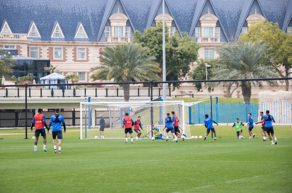 Зимние «Газпром» — тренировочные сборы в Катаре. 11 февраля, утренняя тренировка.