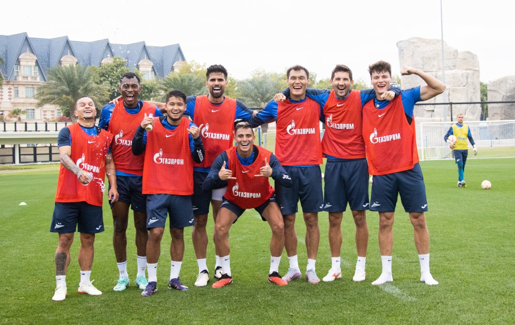 Зимние «Газпром» — тренировочные сборы в Катаре. 11 февраля, утренняя тренировка.