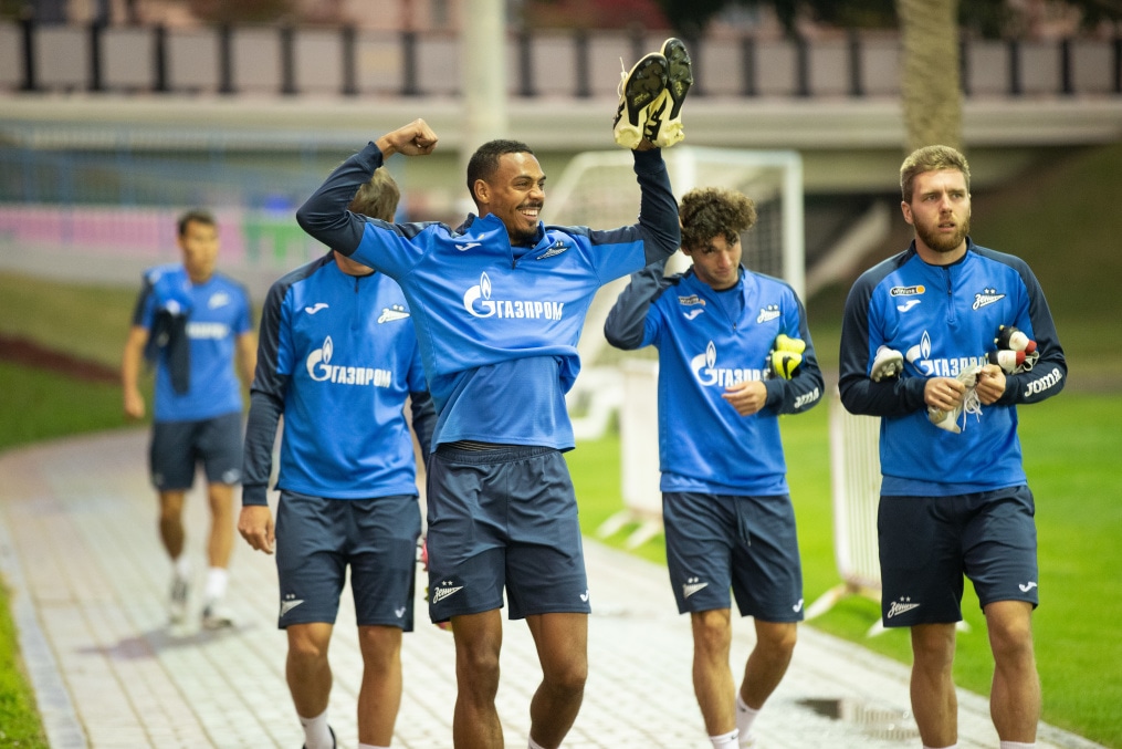 Зимние «Газпром» — тренировочные сборы в Катаре. 11 февраля, вечерняя тренировка