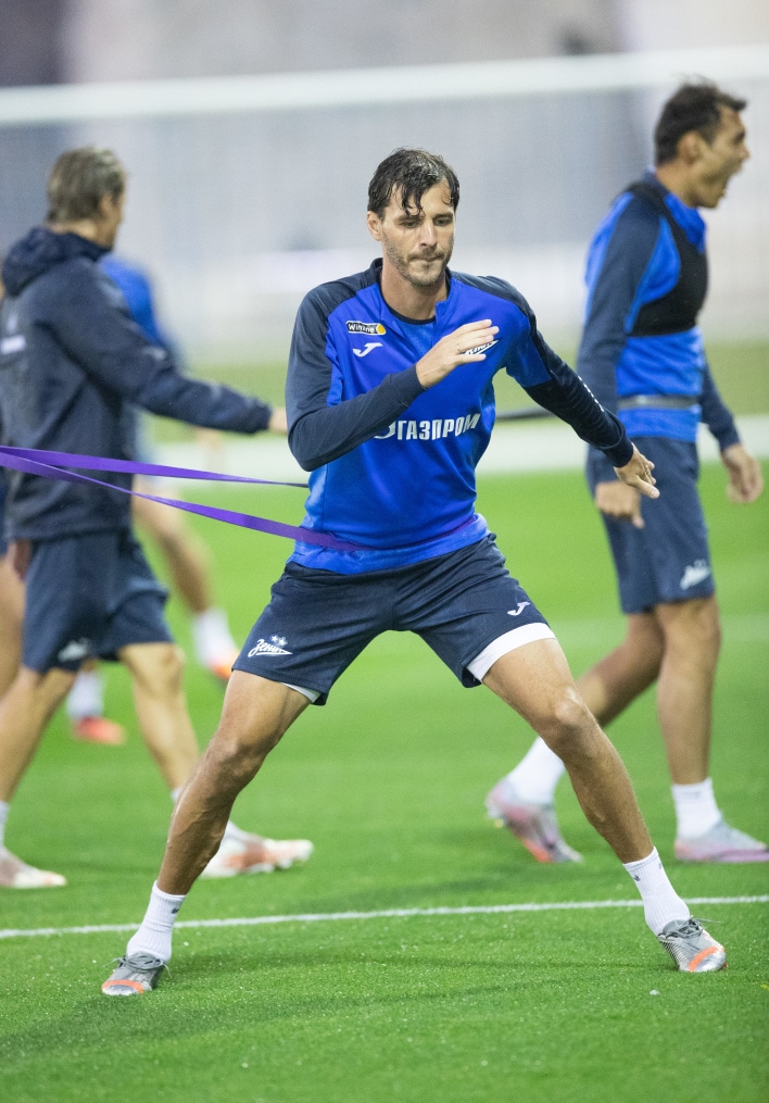 Зимние «Газпром» — тренировочные сборы в Катаре. 11 февраля, вечерняя тренировка