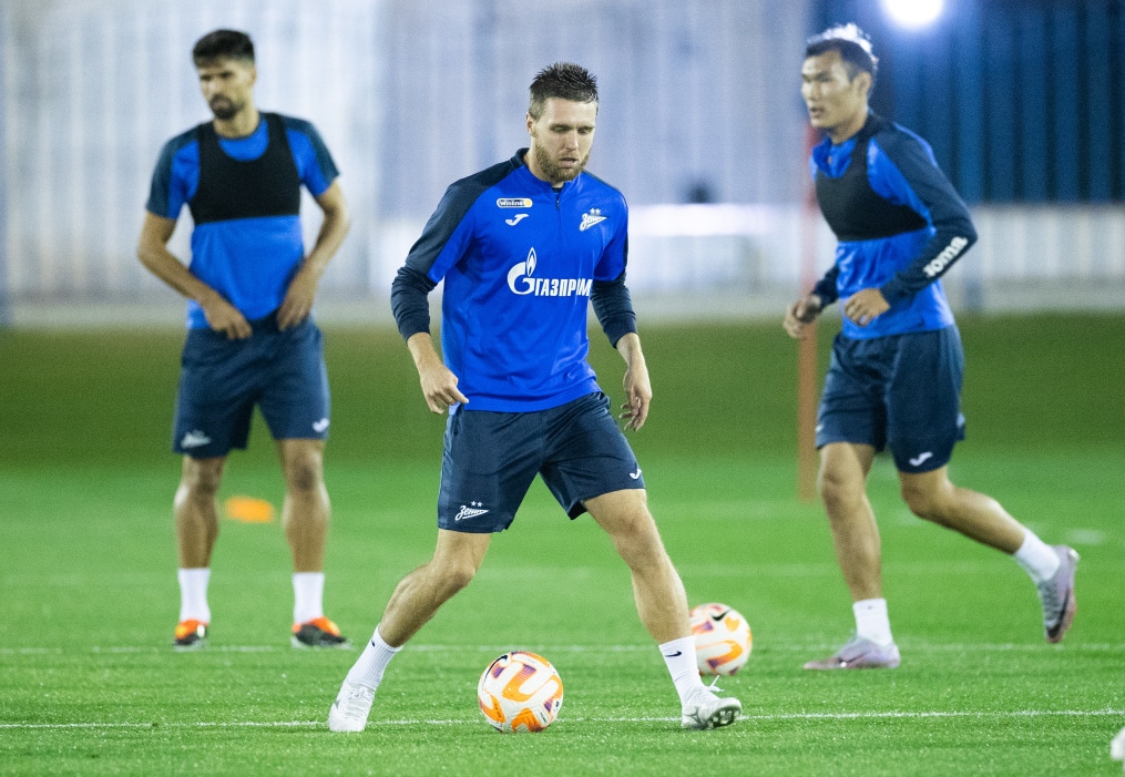 Зимние «Газпром» — тренировочные сборы в Катаре. 11 февраля, вечерняя тренировка
