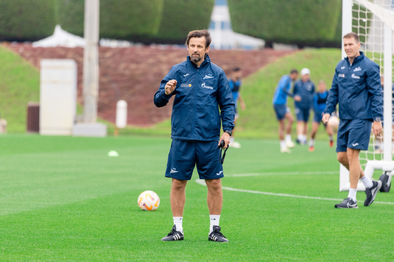 Зимние «Газпром» — тренировочные сборы в Катаре. 11 февраля, утренняя тренировка