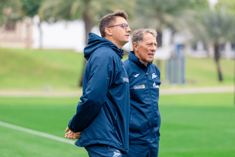 Зимние «Газпром» — тренировочные сборы в Катаре. 11 февраля, утренняя тренировка