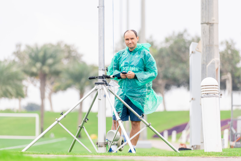 Зимние «Газпром» — тренировочные сборы в Катаре. 11 февраля, утренняя тренировка