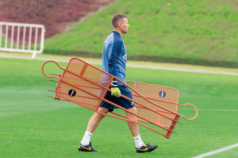 Зимние «Газпром» — тренировочные сборы в Катаре. 11 февраля, утренняя тренировка