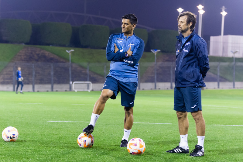 Зимние «Газпром» — тренировочные сборы в Катаре. 11 февраля, вечерняя тренировка