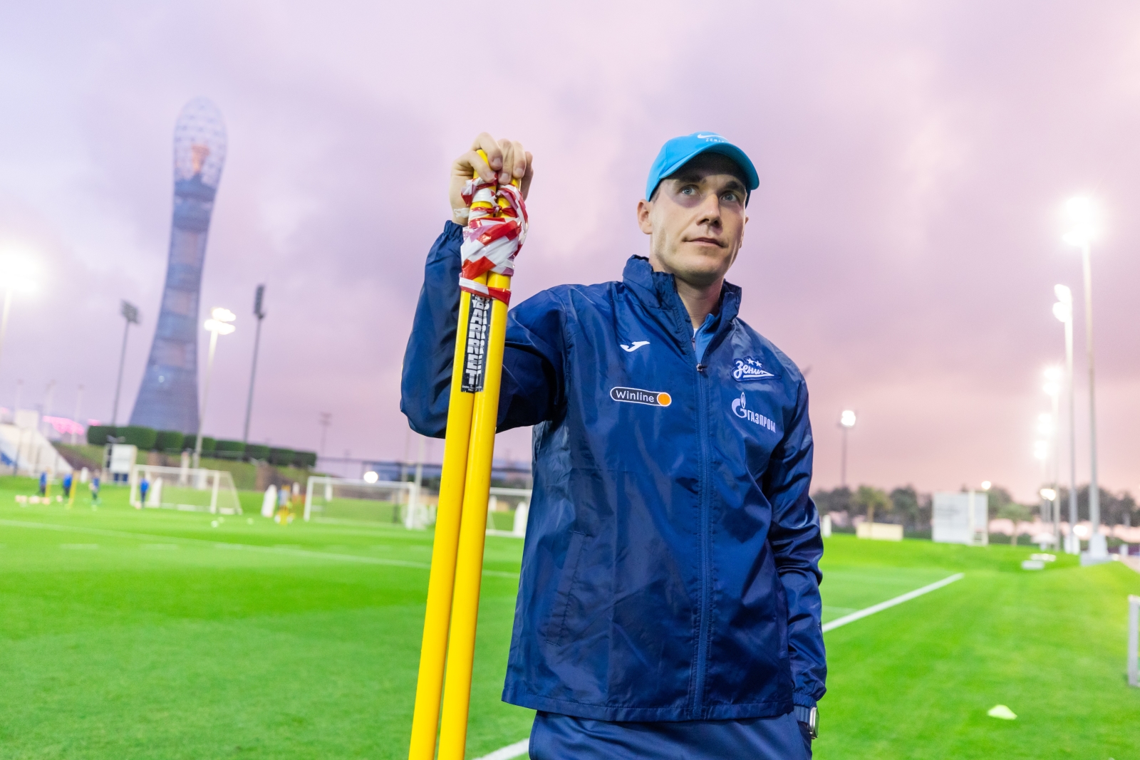 Зимние «Газпром» — тренировочные сборы в Катаре. 11 февраля, вечерняя тренировка