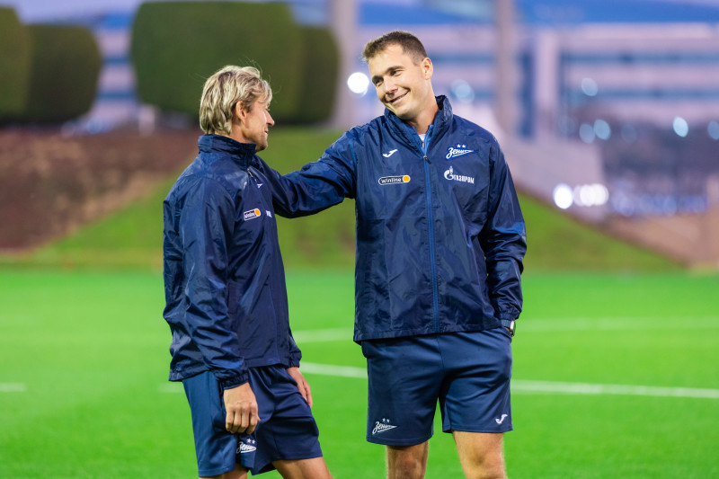 Зимние «Газпром» — тренировочные сборы в Катаре. 11 февраля, вечерняя тренировка