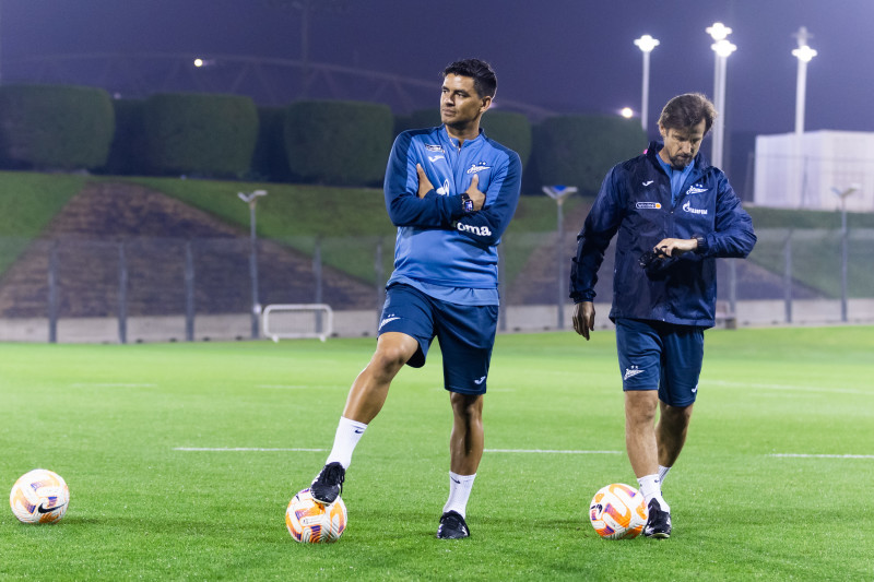 Зимние «Газпром» — тренировочные сборы в Катаре. 11 февраля, вечерняя тренировка