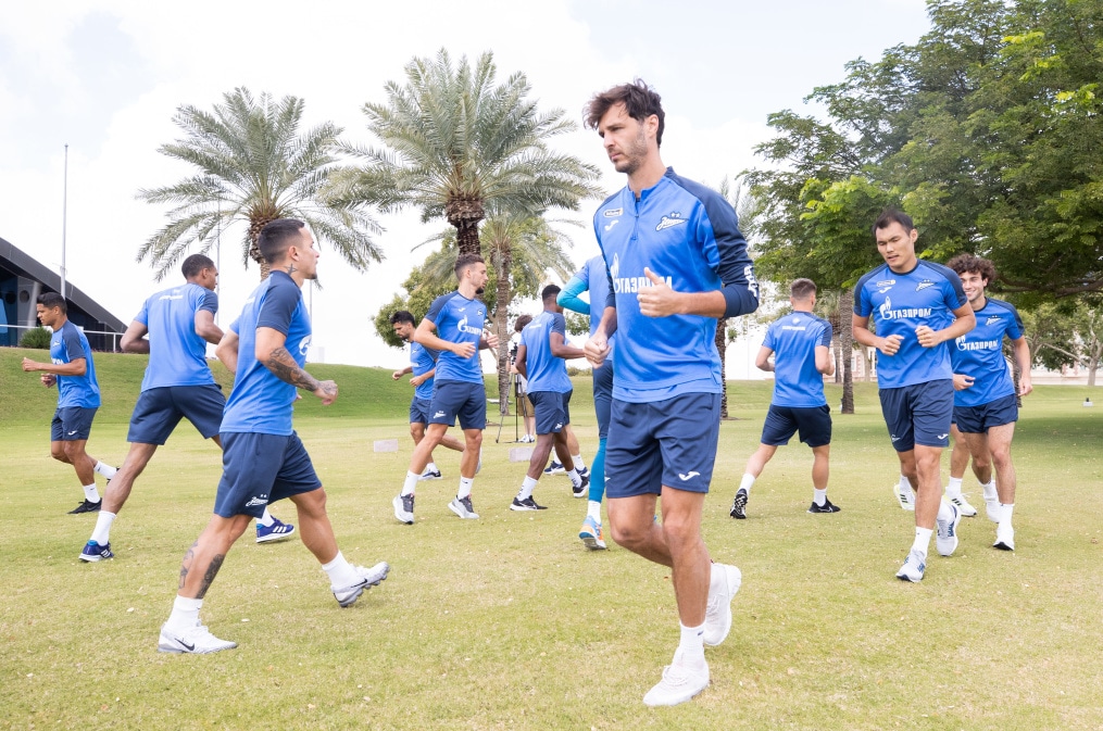 Зимние «Газпром» — тренировочные сборы в Катаре. 12 февраля, утренняя тренировка