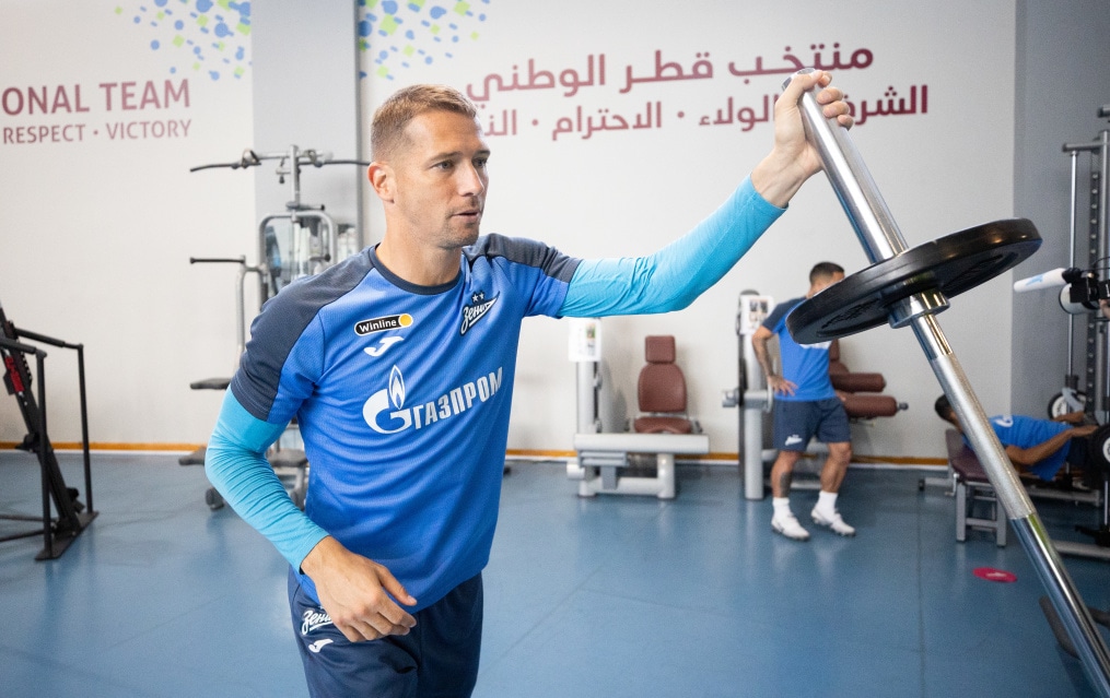 Зимние «Газпром» — тренировочные сборы в Катаре. 12 февраля, утренняя тренировка