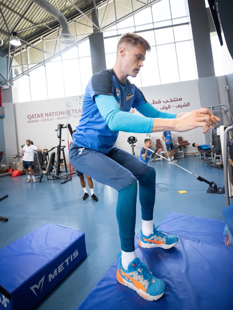 Зимние «Газпром» — тренировочные сборы в Катаре. 12 февраля, утренняя тренировка