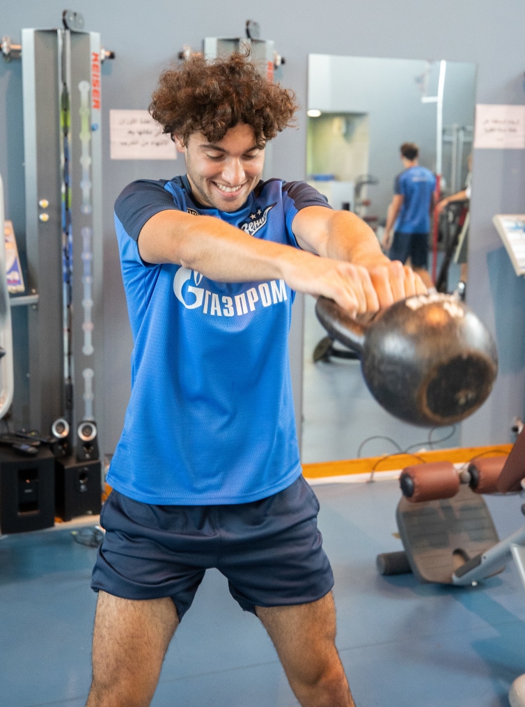 Зимние «Газпром» — тренировочные сборы в Катаре. 12 февраля, утренняя тренировка