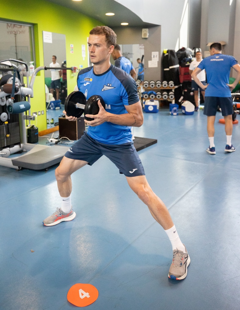 Зимние «Газпром» — тренировочные сборы в Катаре. 12 февраля, утренняя тренировка