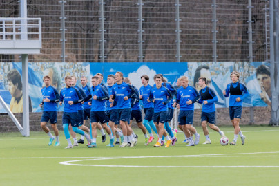 Тренировка «Зенита»-2 перед матчем с «Динамо»-2