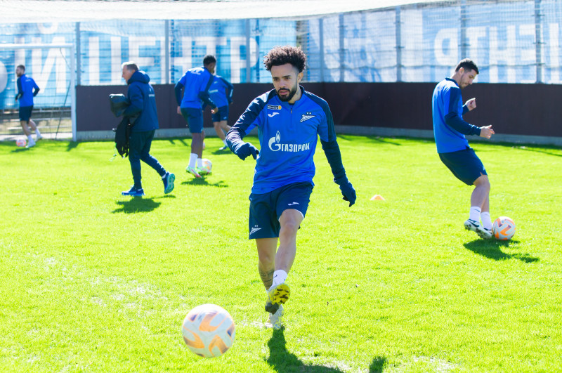 Открытая тренировка «Зенита» перед матчем с «Краснодаром»