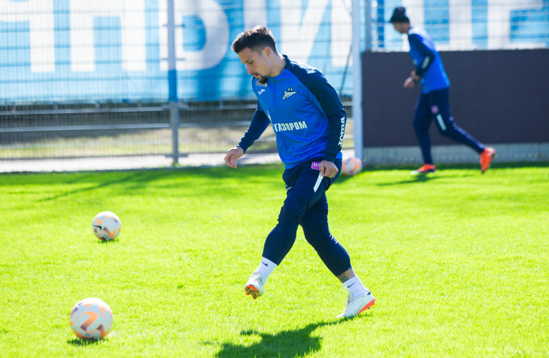 Открытая тренировка «Зенита» перед матчем с «Краснодаром»
