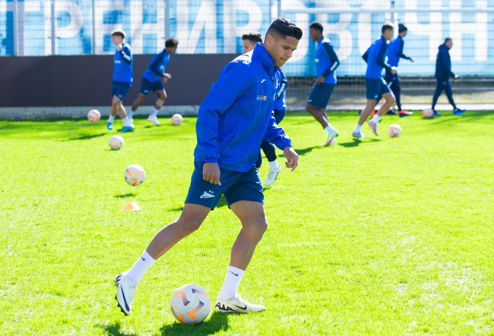 Открытая тренировка «Зенита» перед матчем с «Краснодаром»