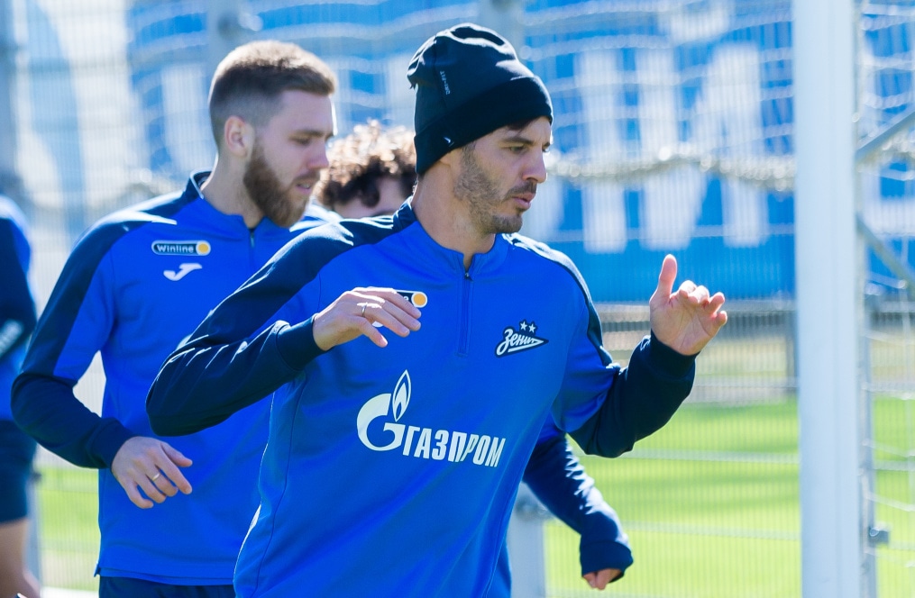 Открытая тренировка «Зенита» перед матчем с «Краснодаром»