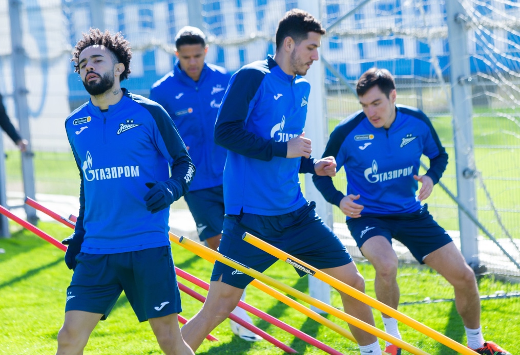 Открытая тренировка «Зенита» перед матчем с «Краснодаром»