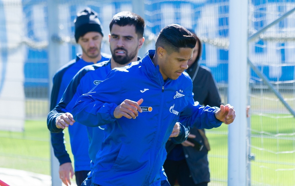 Открытая тренировка «Зенита» перед матчем с «Краснодаром»