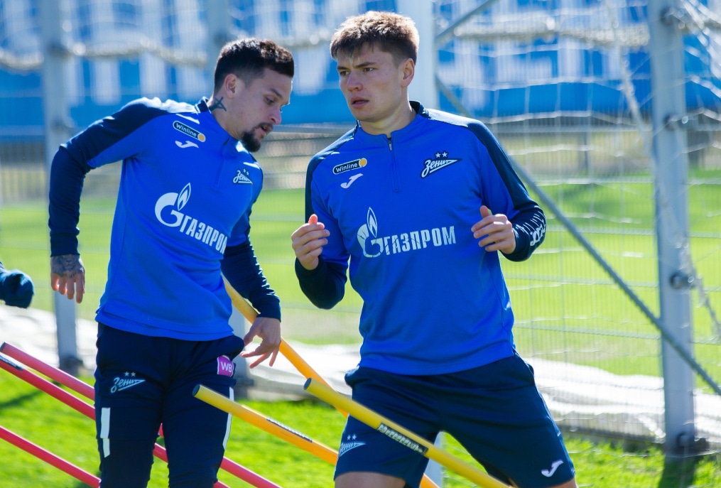 Открытая тренировка «Зенита» перед матчем с «Краснодаром»