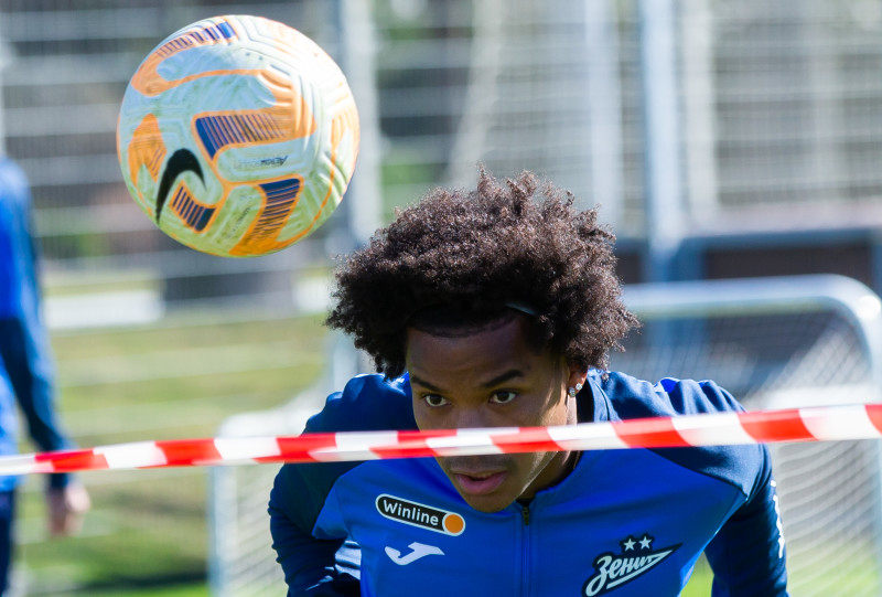 Открытая тренировка «Зенита» перед матчем с «Краснодаром»