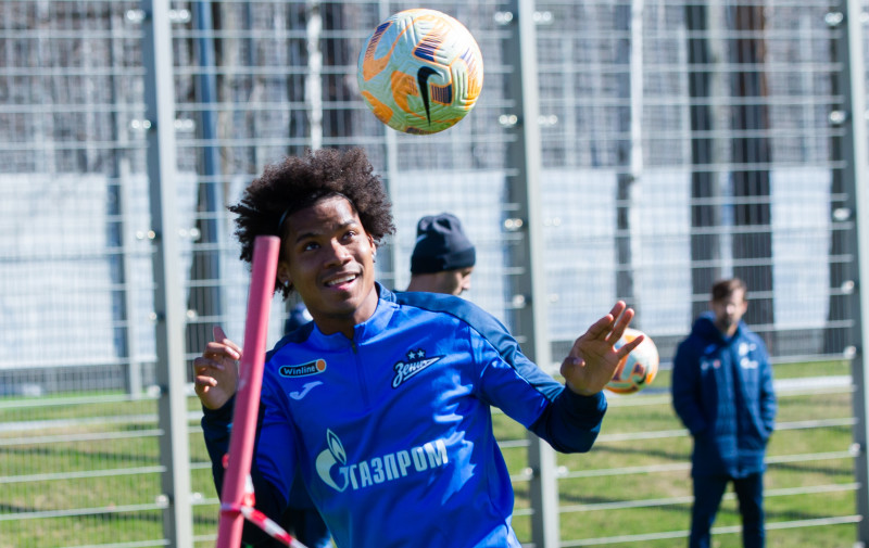 Открытая тренировка «Зенита» перед матчем с «Краснодаром»