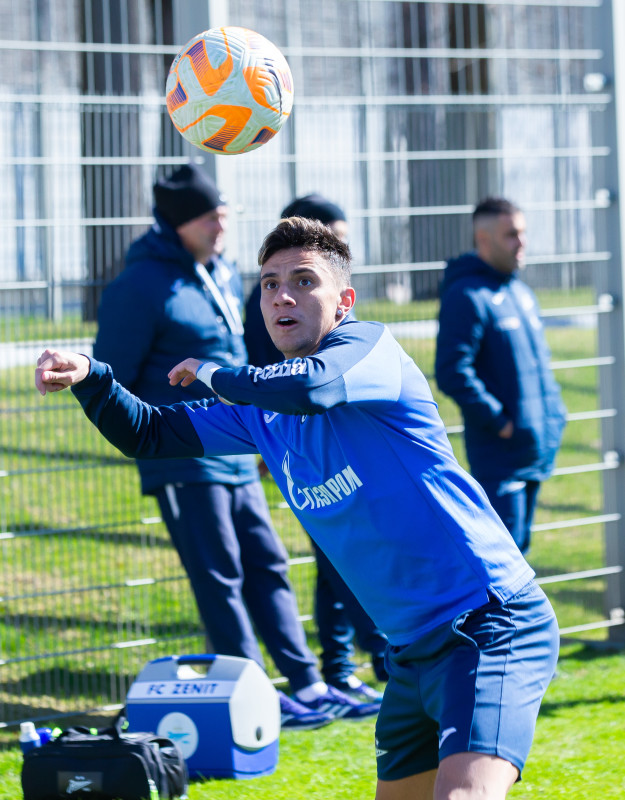 Открытая тренировка «Зенита» перед матчем с «Краснодаром»