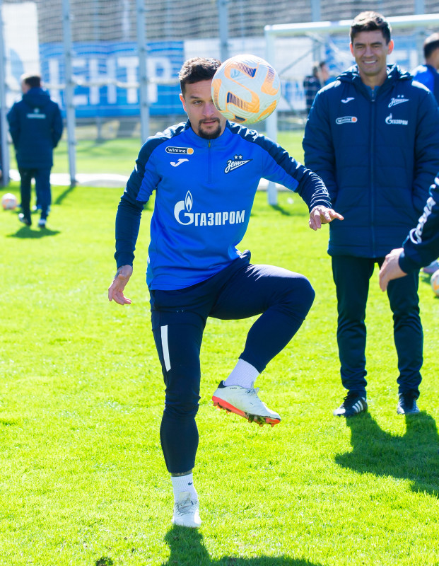 Открытая тренировка «Зенита» перед матчем с «Краснодаром»