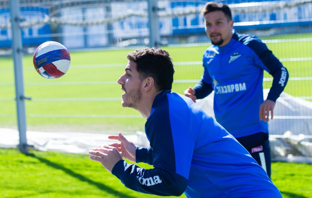 Открытая тренировка «Зенита» перед матчем с «Краснодаром»