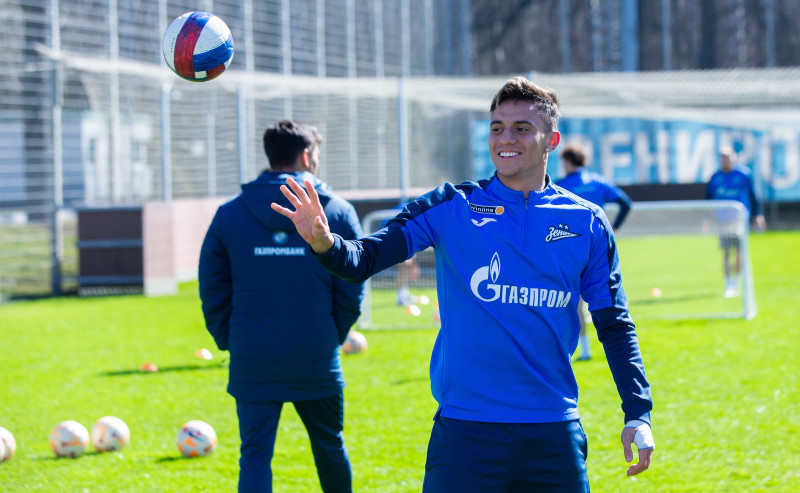 Открытая тренировка «Зенита» перед матчем с «Краснодаром»
