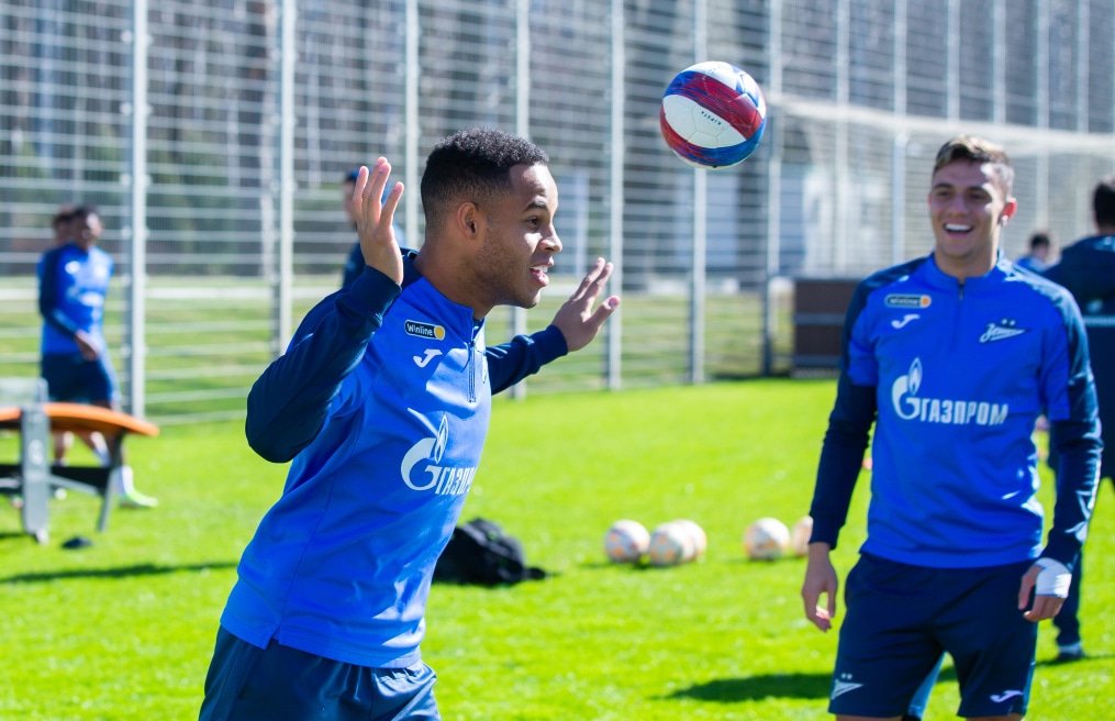Открытая тренировка «Зенита» перед матчем с «Краснодаром»