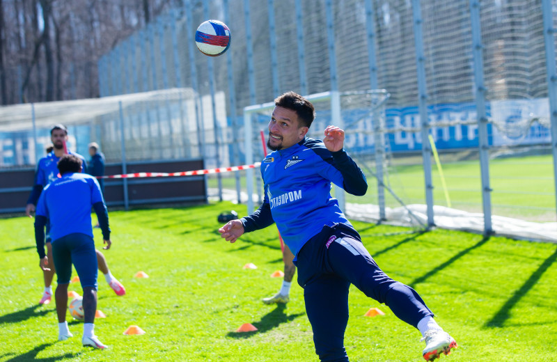 Открытая тренировка «Зенита» перед матчем с «Краснодаром»