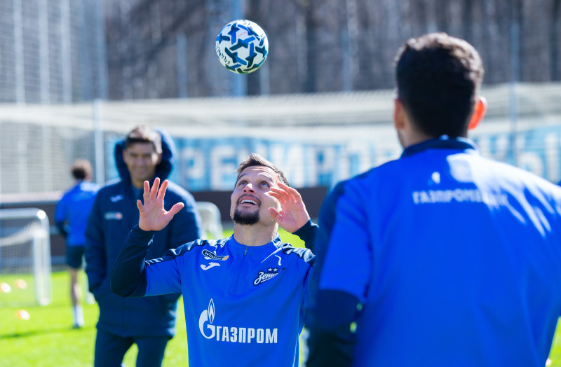 Открытая тренировка «Зенита» перед матчем с «Краснодаром»