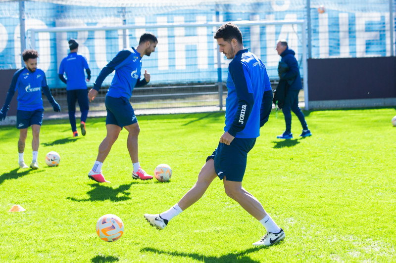 Открытая тренировка «Зенита» перед матчем с «Краснодаром»